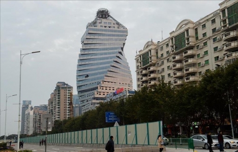 Çin de inşa edilen Burgu Bina tasarımıyla dikkat çekiyor!