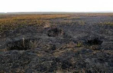 Muş'ta toprak yangını köylüleri korkutuyor!