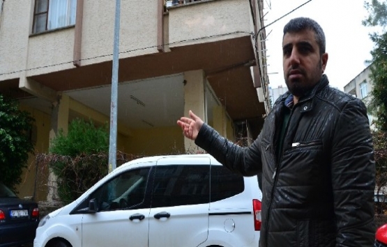 Adana da komşularına sinirlenen vatandaş binaya çürük raporu aldırdı!