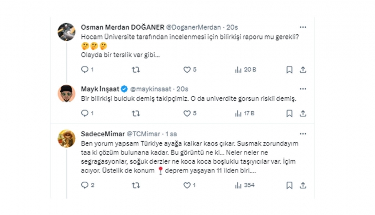 2 yıllık bina için hayrete düşüren bilirkişi raporu: Üniversite tarafından incelenmesi gerekiyormuş!