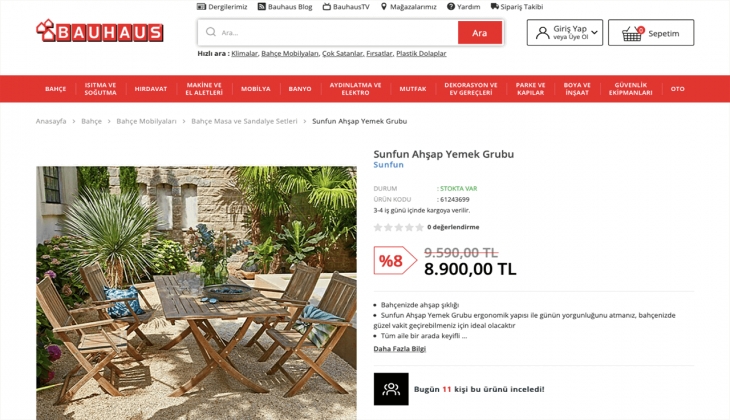 Bauhaus’da hangi ürünler yüzde 50 indirimli! İşte Bauhaus 14 Eylül fiyat listesi