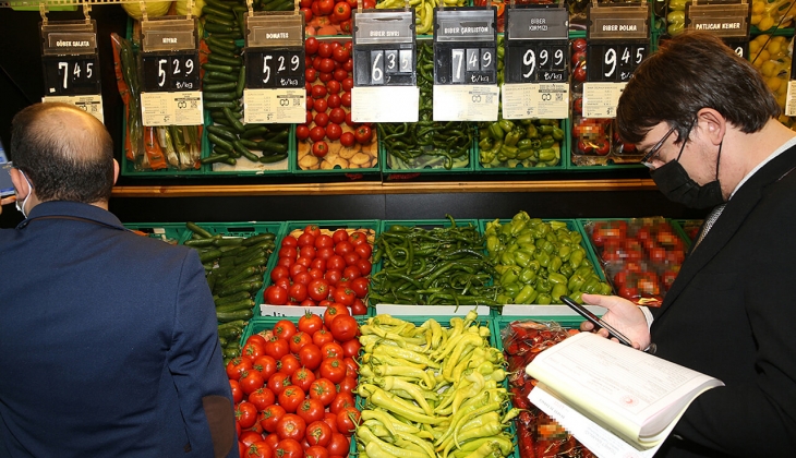 Stokçulara ve aşırı fiyat artışı yapanlara 25 milyon 448 bin 428 Türk Lirası idari para cezası uygulandı!
