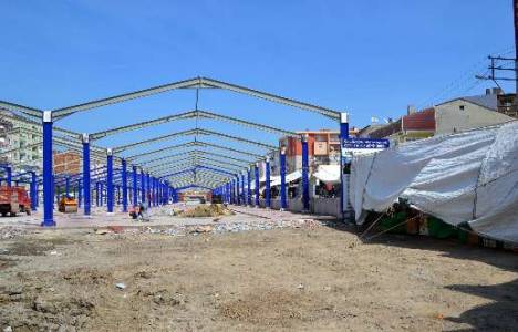 Çorlu Kapalı Pazar Yeri'nde çalışmalar sürüyor!