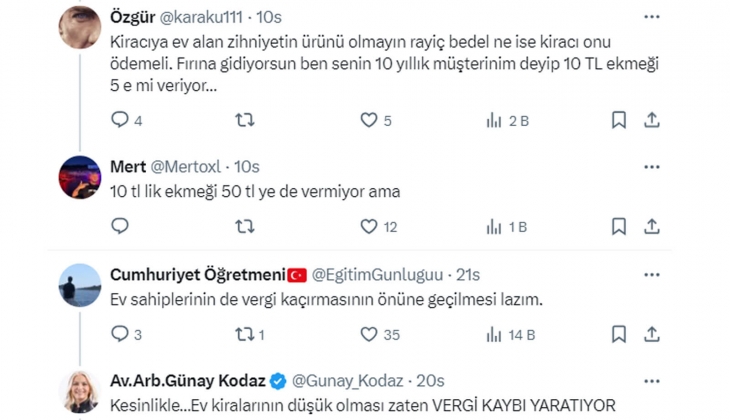 Yüzde 25 zam sınırı kaldırılınca ne olacak? Kira artışları yıllık asgari enflasyon oranında olması kanunlaştırılmalı!