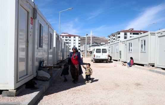 Elazığ da konteyner kentte yaşam başladı! 