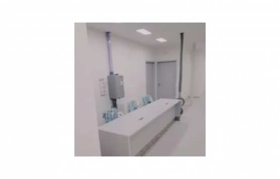 Sancaktepe de yapılan salgın hastanesinin bazı bölümleri bitirildi!