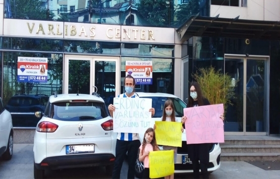 Varyap Plaza mağdurlarından protesto gösterisi!