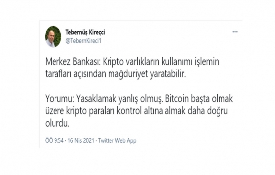 Merkez Bankası ndan kripto para açıklaması!