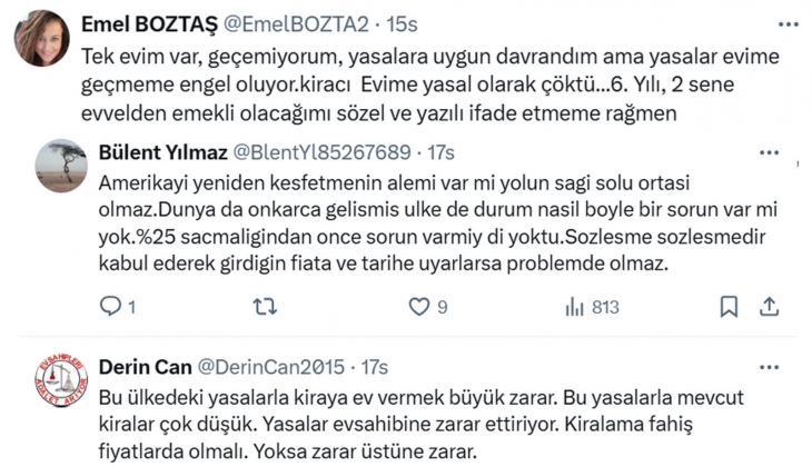 Tebernüş Kireçci Orta yolu bulamıyoruz dedi: Yatırım için ev almak da kiracı olmak da suç değil! 