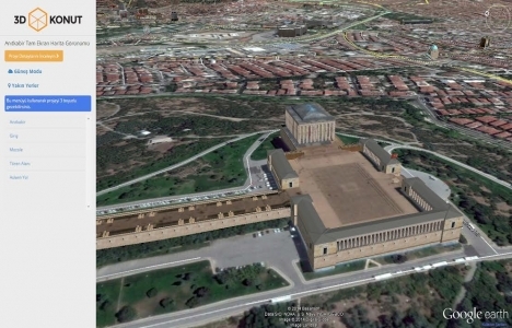 Üç boyutlu konut portalından Anıtkabir uygulaması!