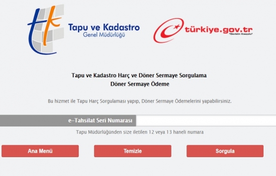 3 adımda tapu harcınızı sorgulayın!