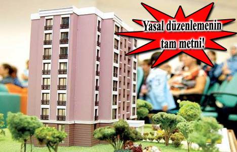 Maketten konut satışına yasak geliyor!