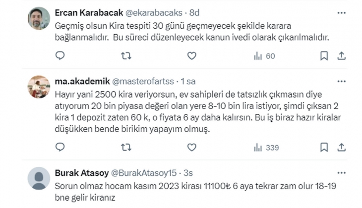 Kira tespit davası sonuçlanan ev sahibi: Kiracım 8 ayda beni 69 bin TL dolandırmış!