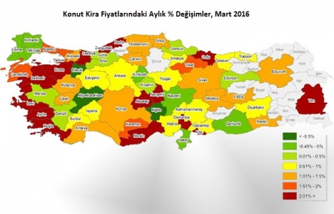 REIDIN Türkiye Konut Fiyat Endeksleri 2016 Mart sonuçları!