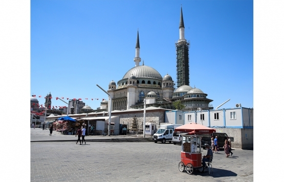 Taksim Cami'de genel işçiliğinin yüzde 65'i tamamlandı!