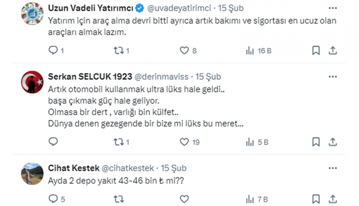 Şu an en ucuz otomobilin aylık masrafı 7 bin TL! Artık araç almak da kullanmak da pahalı!