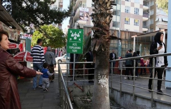 Antalya'daki acil toplanma alanı görenleri şaşırtıyor!