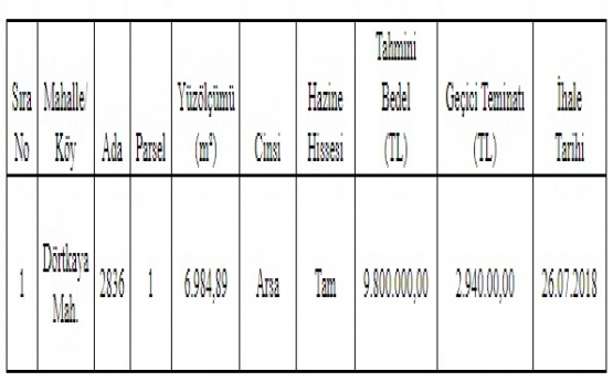 Edirne Defterdarlığı ndan 9.8 milyon TL ye satılık arsa!