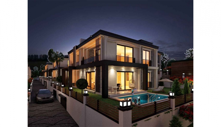 Villa Arya da teslimler Aralık ta! Kişiye özel ödemelerle müstakil havuzlu villalar!