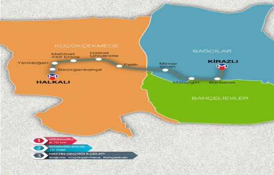 İstanbul da inşaatı devam eden 18 metronun haritası!