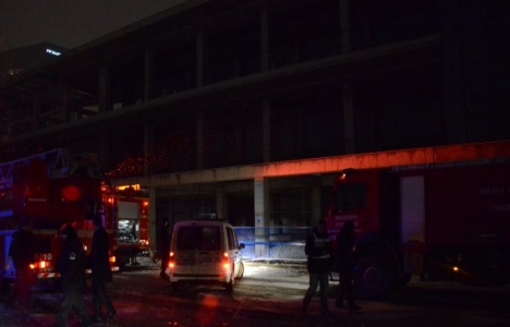 Ankara Koç Kuleleri projesinde yangın!