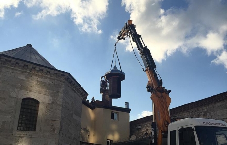 Taksim Mescidi'ne yeni minare!
