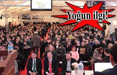 Dört saatte 540/4 Parsel’de 160 milyon liralık ticari ünite satıldı!