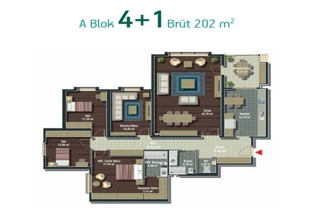 Vaditepe Bahçeşehir kat planları!