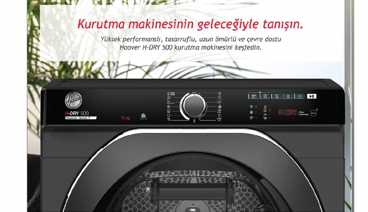 Hoover Ndp C10TCBERX-S 10 kg Wi-Fi + Bluetooth Bağlantılı Kurutma Makinesi nde kaçırılmayacak indirim fırsatı!