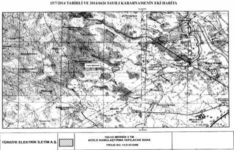 Mersin 3 Trafo Merkezi Projesi için kamulaştırma yapılacak!