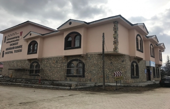 Kahramanmaraş Ekinözü Sosyal Tesisi tamamlanıyor!