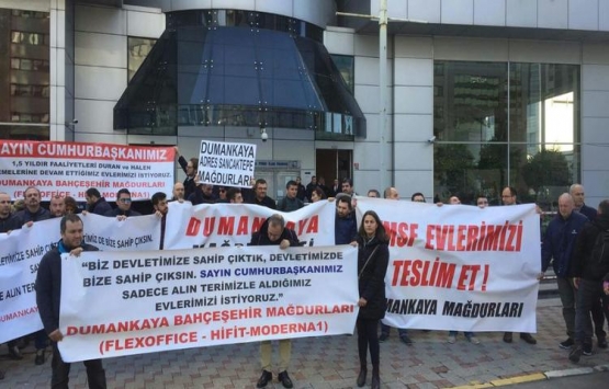 Dumankaya mağdurlarından TMSF önünde eylem!