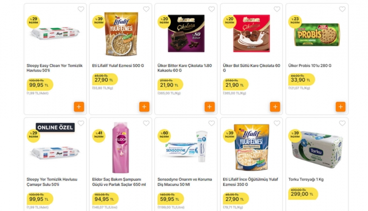 Migros ta yüzde 60 lık dev indirim başladı: Aptamil devam sütü 599, Fairy 32 li tablet 219, dev havlu kağıt 69 TL!