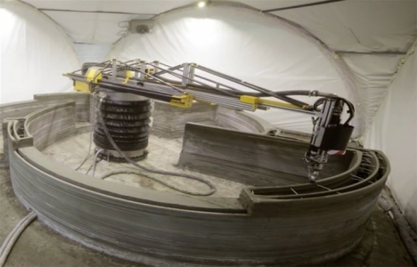 3D yazıcıyla 10 bin dolara ev yapıldı!