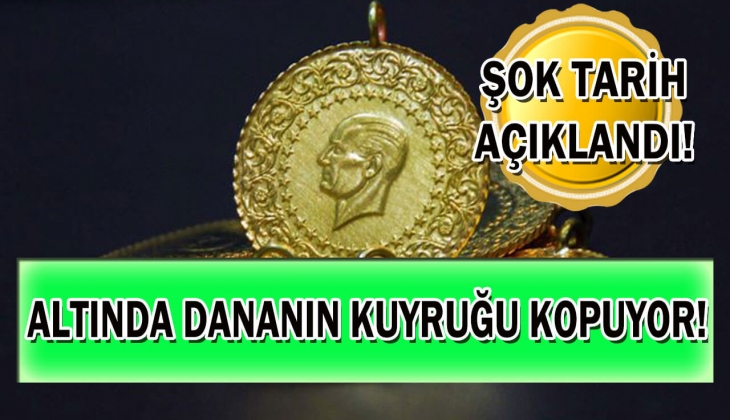 Altında dananın kuyruğu kopuyor! Altın 1 hafta sonra işte tam da bu rakamı görecek! Flaş rakam peş peşe açıklandı!