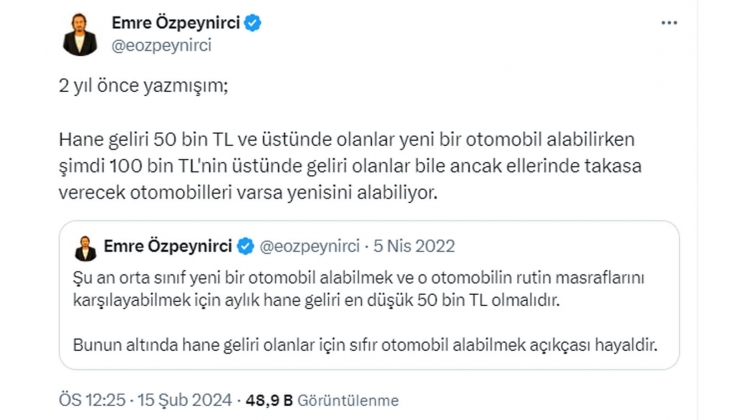 Hane geliri 100 bin TL olanlar bile artık takasla yeni otomobil alabiliyor!