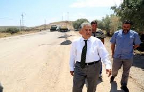 Melikgazi Serkent ile TOKİ bağlantı yolunda asfalt çalışması yapılıyor!