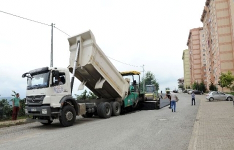 Yıldızlı TOKİ konutlarının yolu asfaltlanıyor!