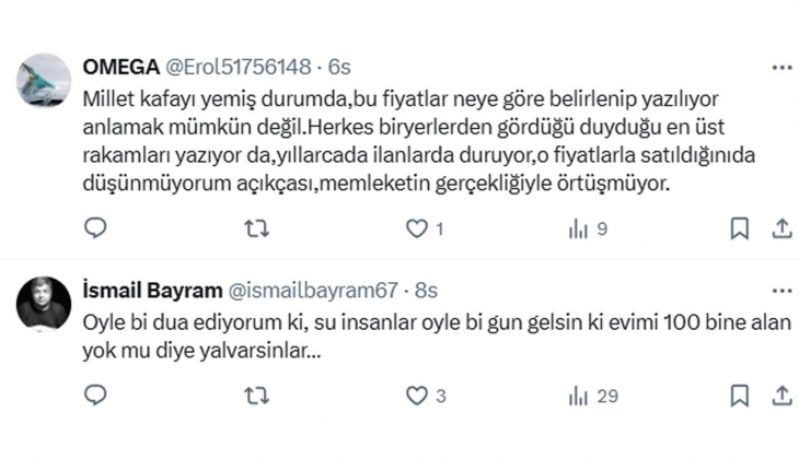 Konut fiyatları gerçeklikten kopmuş seviyede! 