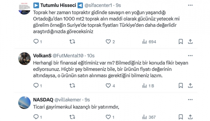 Gayrimenkul uzmanı Beton hiçbir zaman yatırım aracı olmamalı dedi ve toprak yatırımını işaret etti!