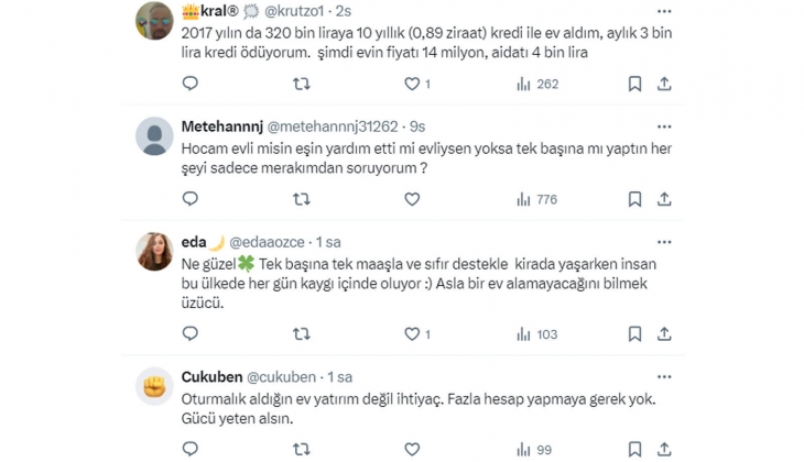 Ev sahibiyle kira tartışması yaşamak mı, krediyle ev almak mı? Vatandaşlar ne dedi?