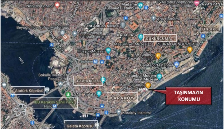 Karaköy’deki Tahir Han 230 milyon TL ye satışa çıktı!