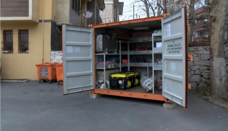 İstanbul un Deprem Afet Konteynerleri hazır! Deprem Afet Konteynerı nasıl kullanılır, anahtarı nerede?