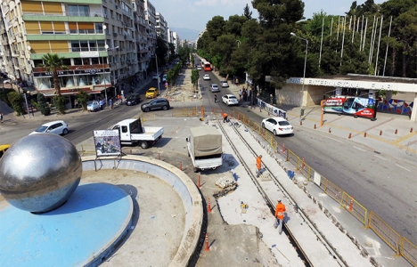 Konak Tramvayı’nda yeni etap çalışmaları başlıyor!