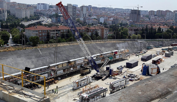 Halkalı-Kapıkule Hızlı Tren projesinin Halkalı-Ispartakule kısmında tünel açma çalışmaları başladı!