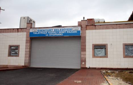 Esenyurt Talatpaşa kapalı pazar ve otoparkı açılıyor! 