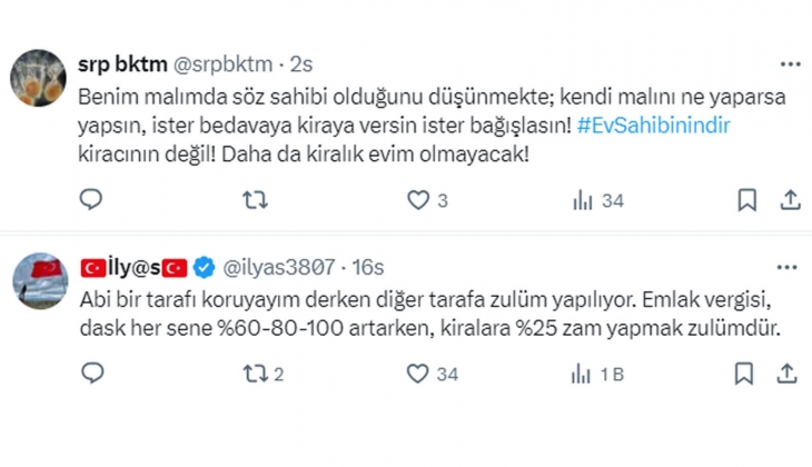 Eski milletvekili Metin Külünk, kirada yüzde 25 uygulaması devam etmeli dedi! Ev sahiplerinden tepki gecikmedi!
