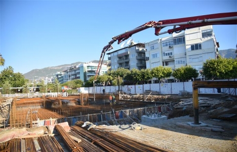 Alanya Teleferik Projesi'nde temel betonu döküldü!