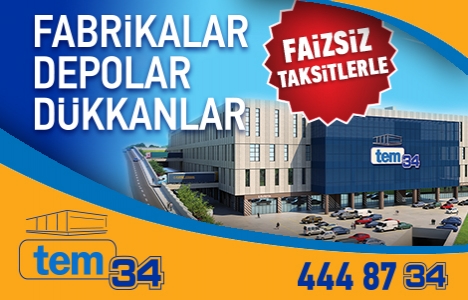 Tem 34'te faizsiz taksitlerle! Fabrikalar depolar dükkanlar!