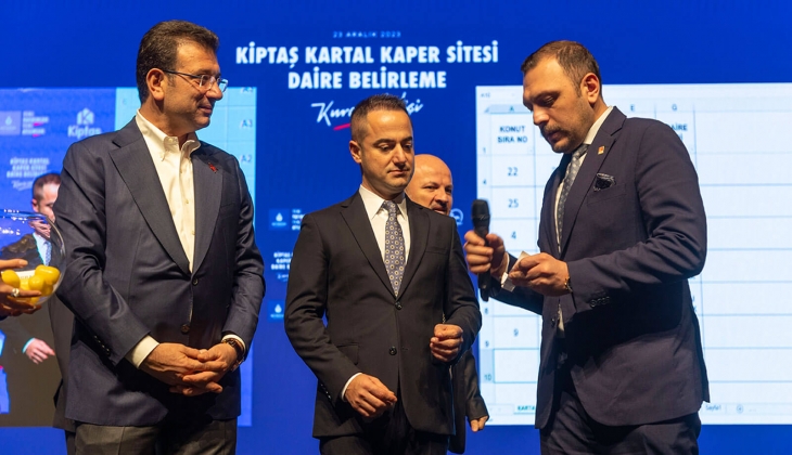 KİPTAŞ Kaper Sitesi hak sahiplerinin daire belirleme kuraları çekildi!